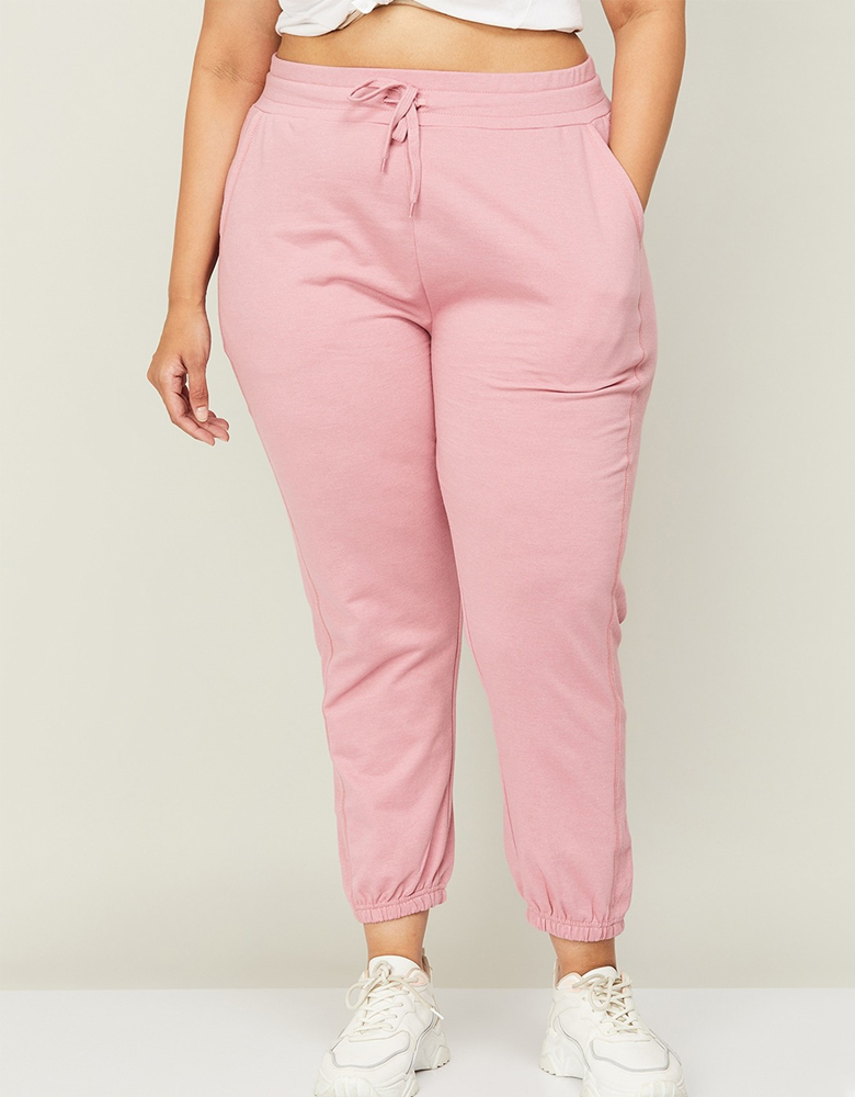 Women Cotton Regular Fit Joggers