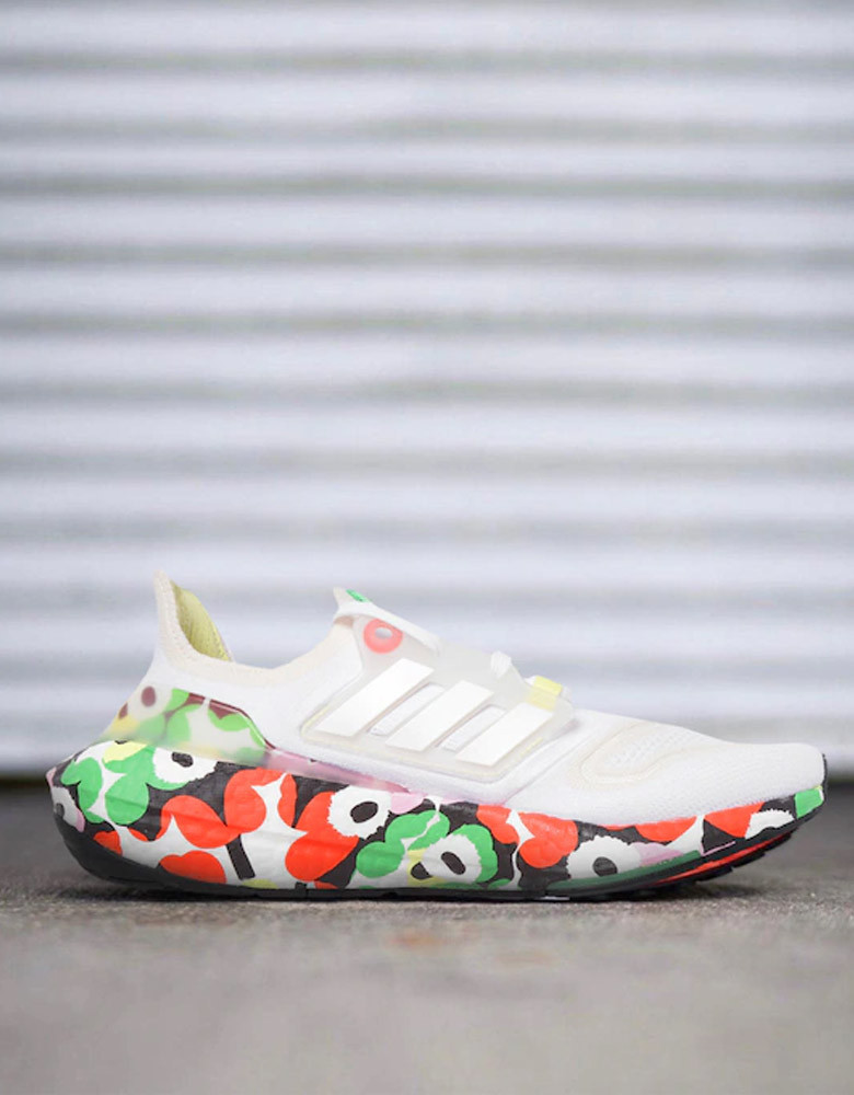 Women White & Red Woven Design Ultraboost 22 W X Marimekko