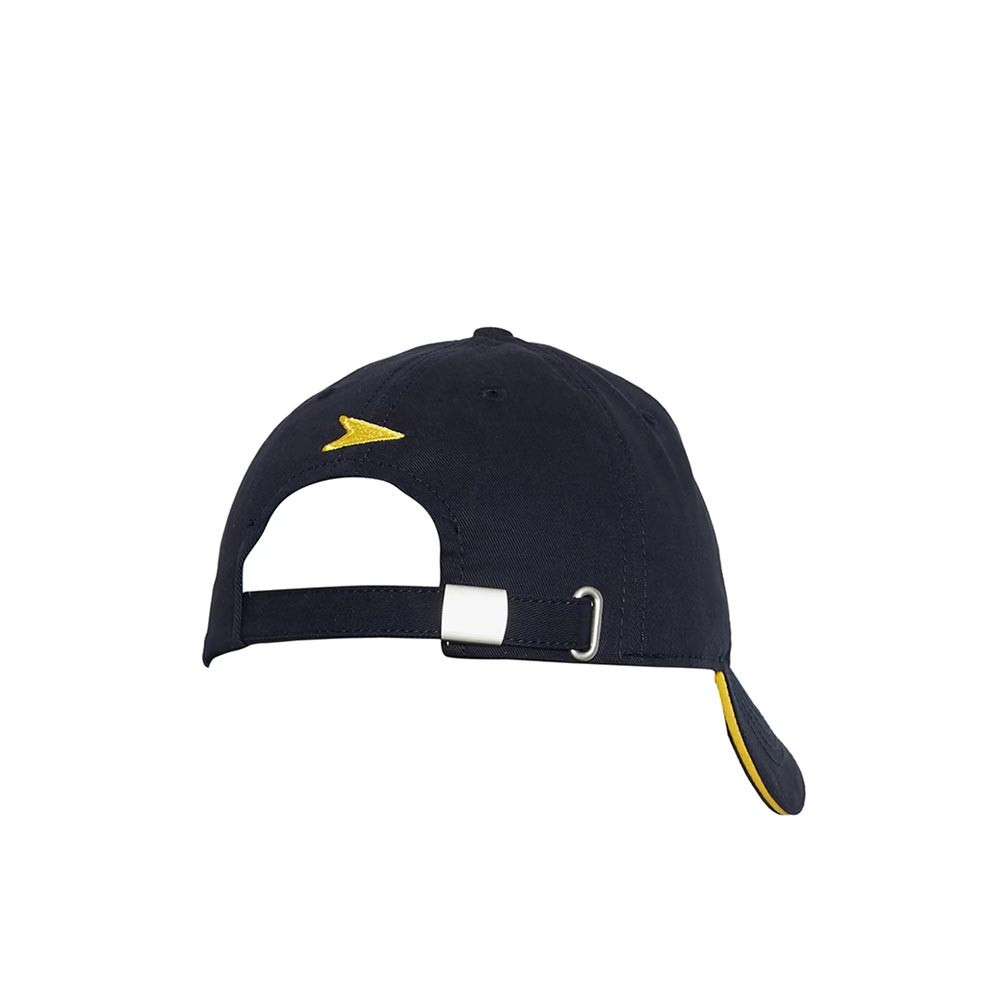 Men Blue & Yellow Solid Baseball Cap