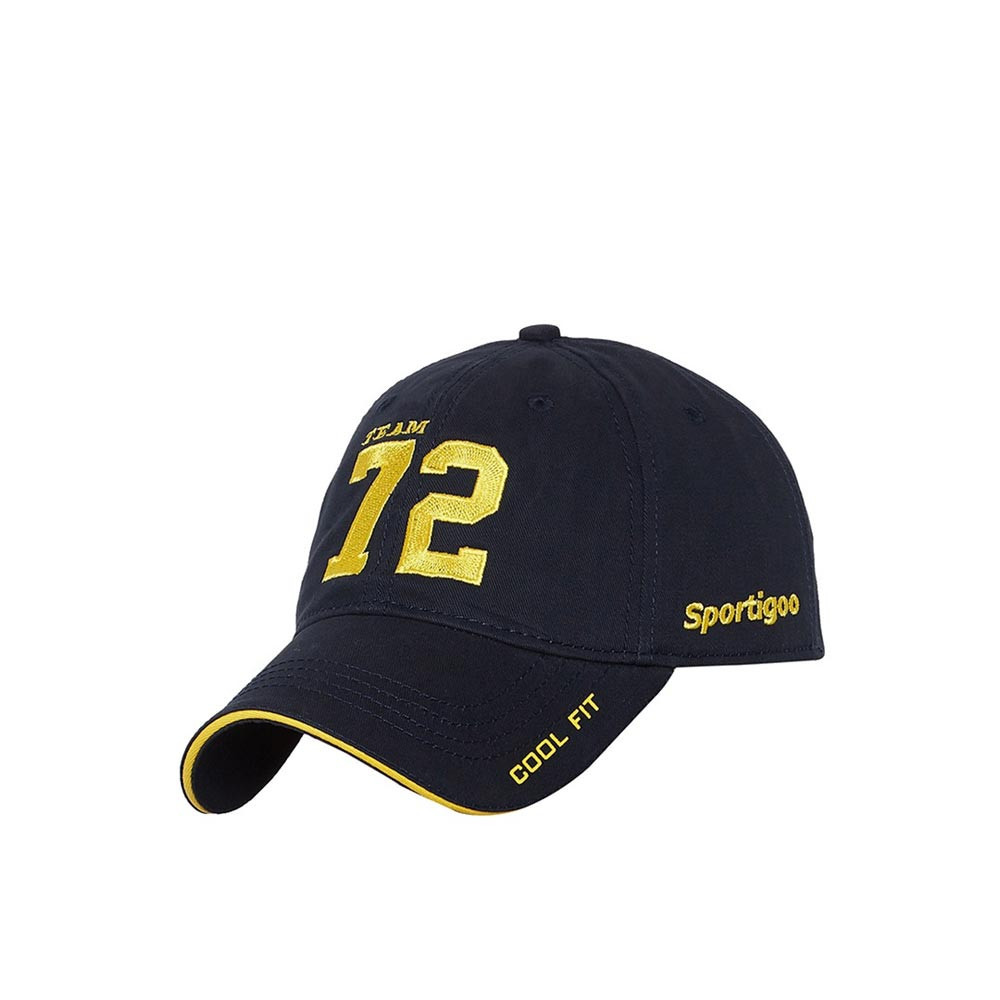 Men Blue & Yellow Solid Baseball Cap