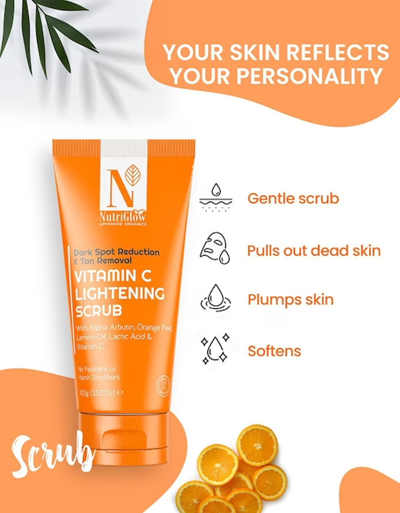 Vitamin C Lightening Face Scrub with Alpha Arbutin - 100 g