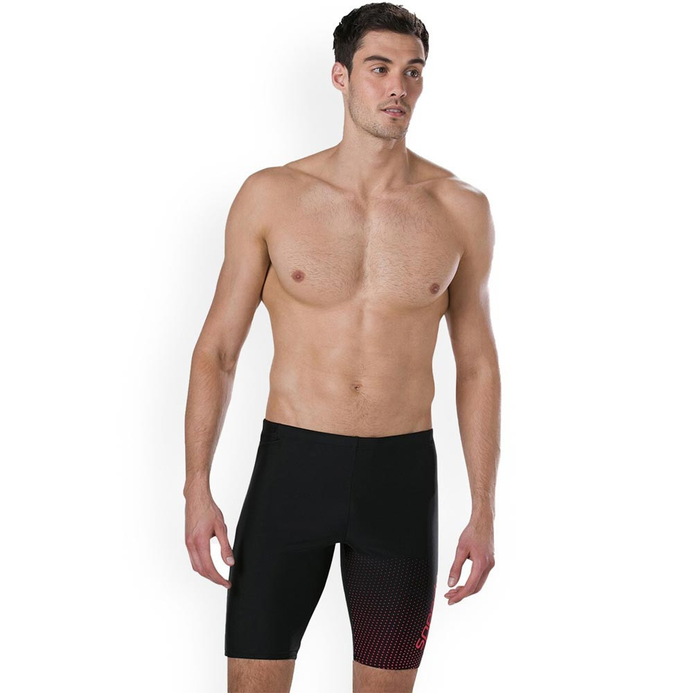 Men Black Solid Swim Shorts