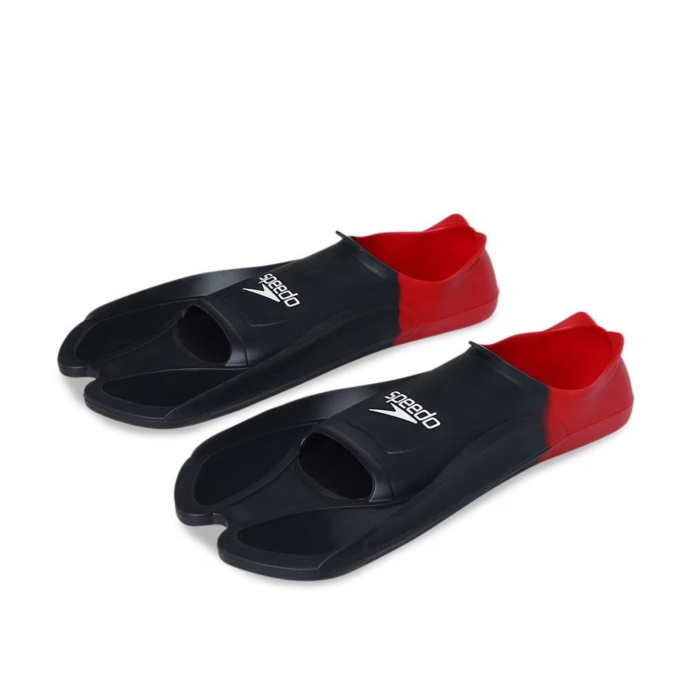 Black Solid Silicone Training Swim Fins