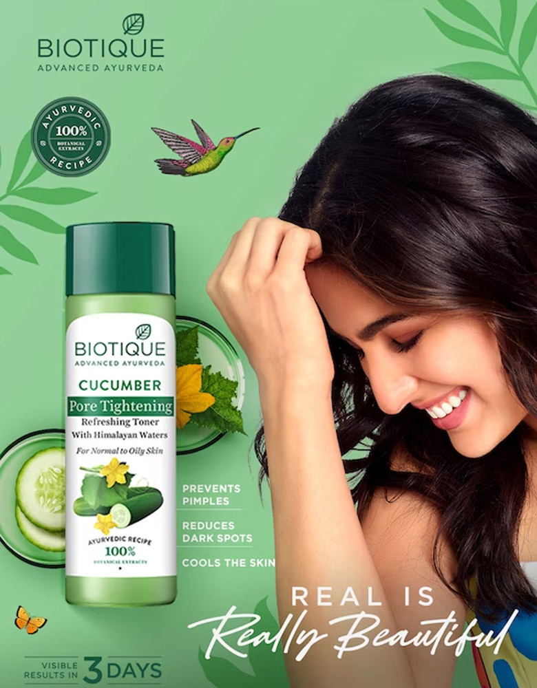 Bio Cucumber Pore Tightening Sustainable Tonerwith Himalayan Waters 120 ml