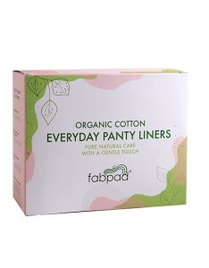 Set of 80 Organic Cotton Ultra Thin Everyday Panty Liners