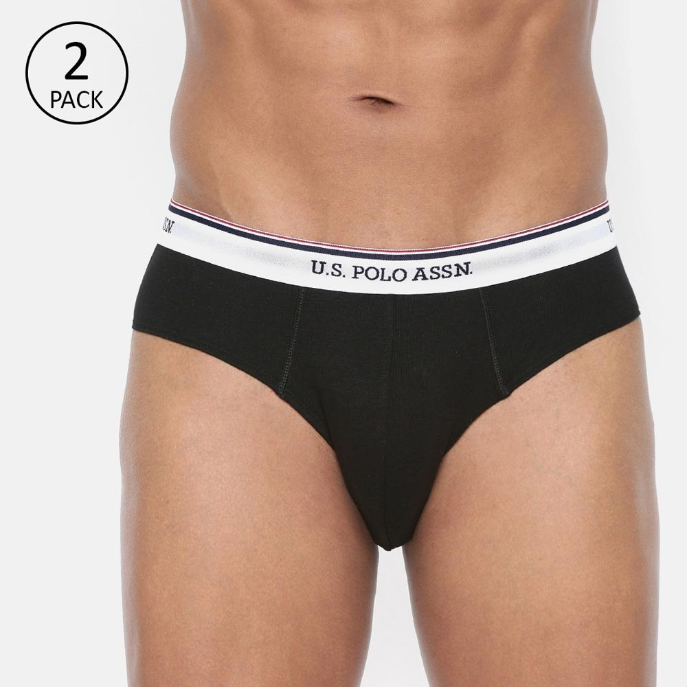 Men Pack Of 2 Assorted Briefs 10248015