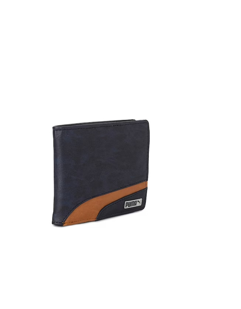 Unisex Charcoal Two Fold Wallet