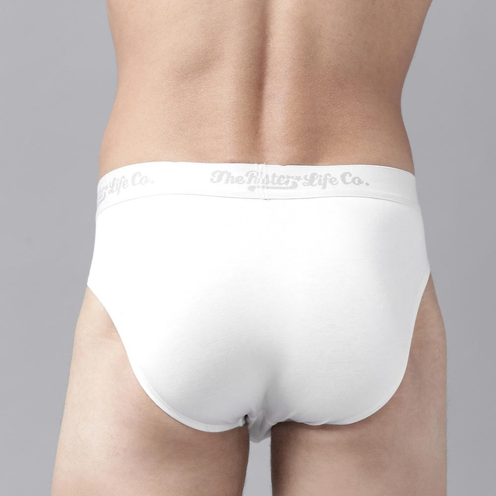 Men Pack of 3 Solid Hipster Briefs