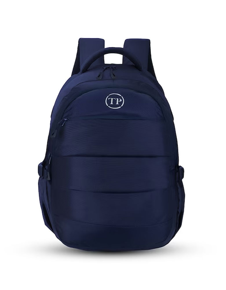 Brand Logo Backpack with Compression Straps