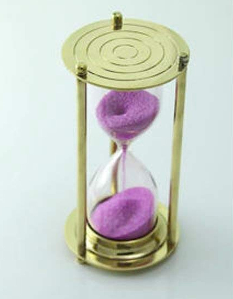 Kohinoor International Sand Timer(Hour Glass) 1 Minutes} Pink Sand