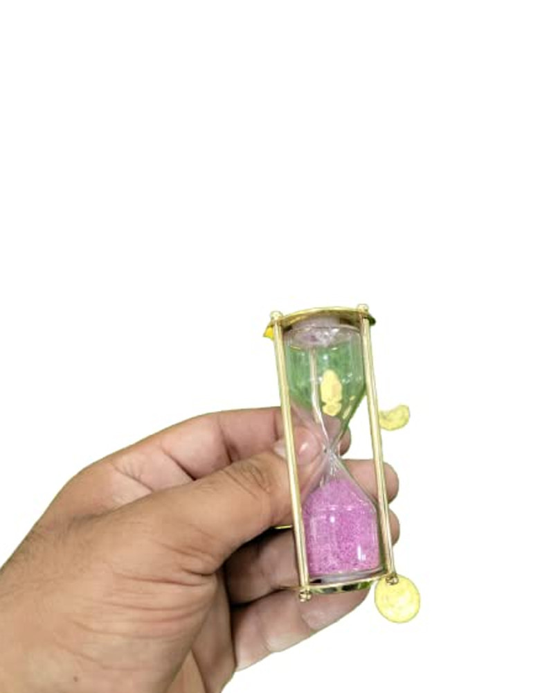 Kohinoor International Sand Timer(Hour Glass) 1 Minutes} Pink Sand